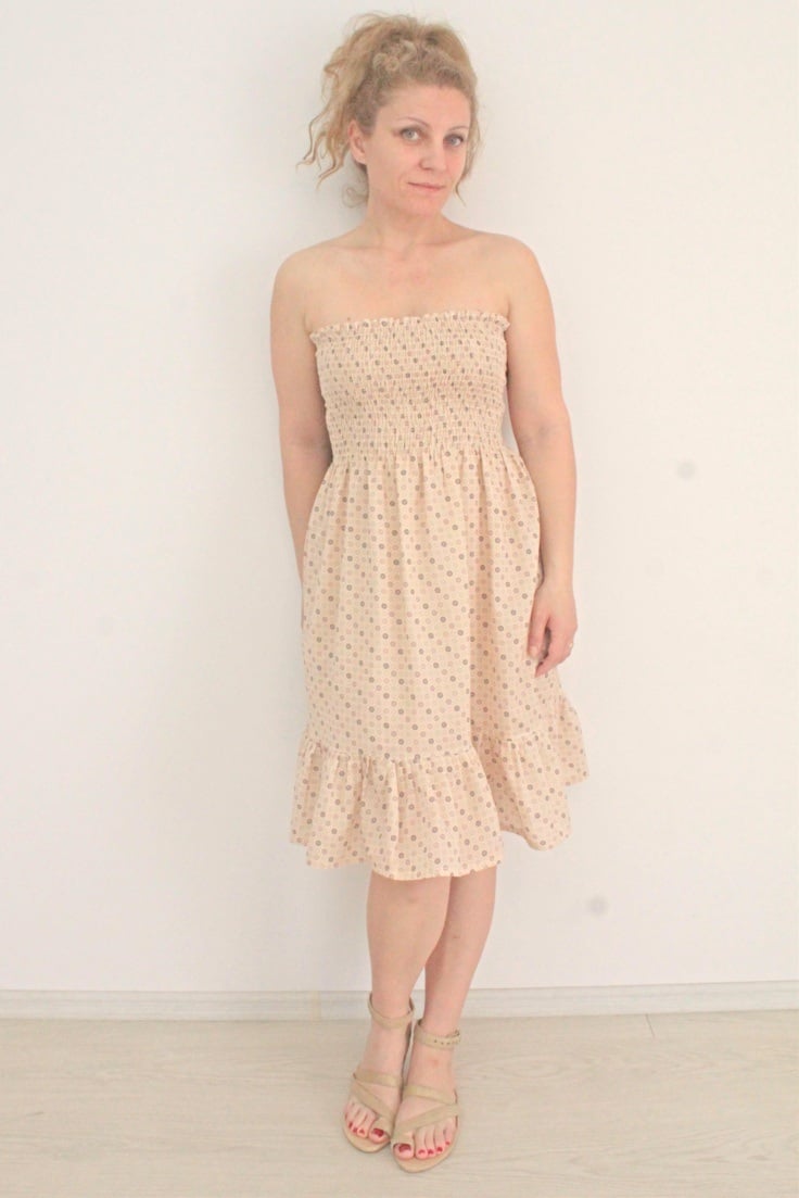 Shirred dress pattern