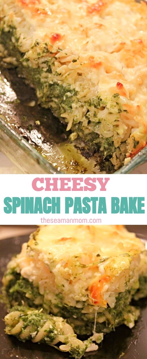 Spinach pasta bake