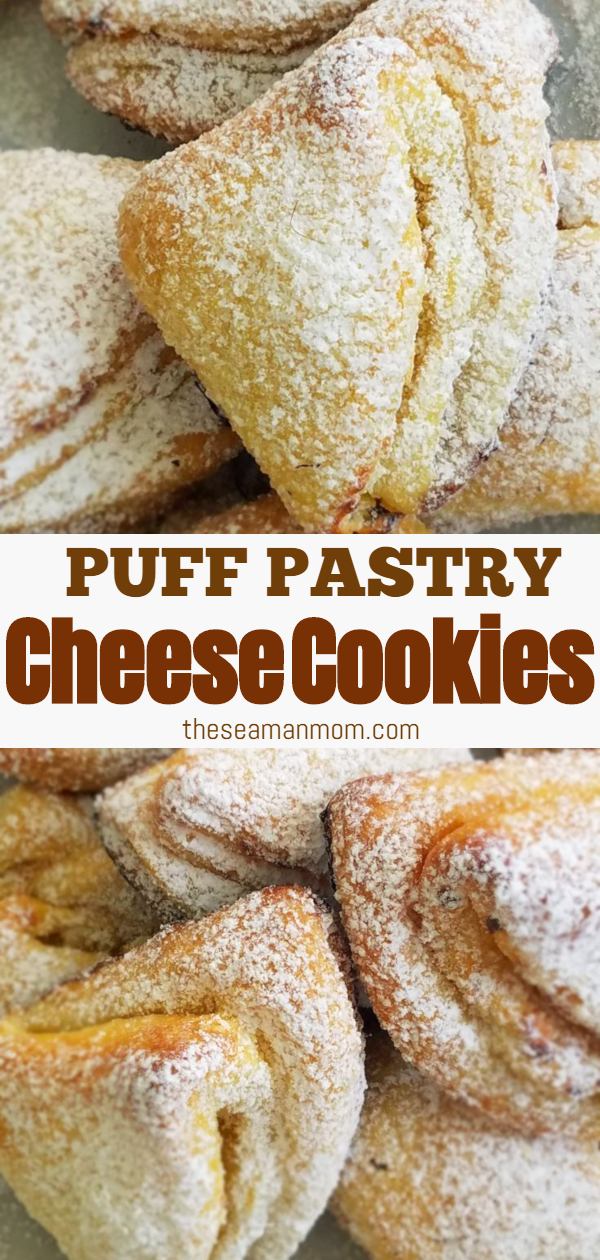 Tender and flaky these cheese puff pastry are the perfect recipe for when you want amazingly delicious treats and you're short on ingredients or time!  via @petroneagu