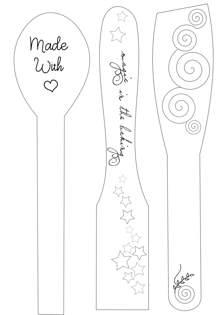DIY Wood Burning on Wooden Spoons - Easy Peasy Creative Ideas