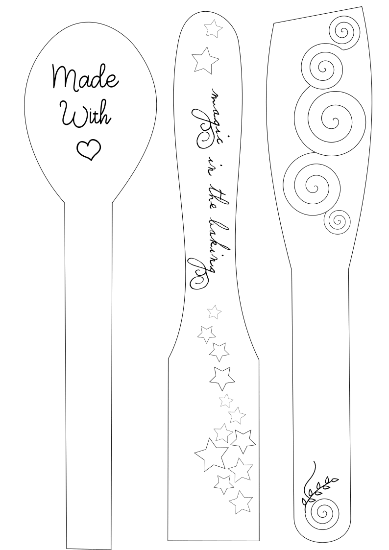 Wood Burning Spoons with Torch Paste, Soooo cool! SVG + Torch porch +  reusable stencils = Custom Wooden Spoons 🤯   By So Fontsy