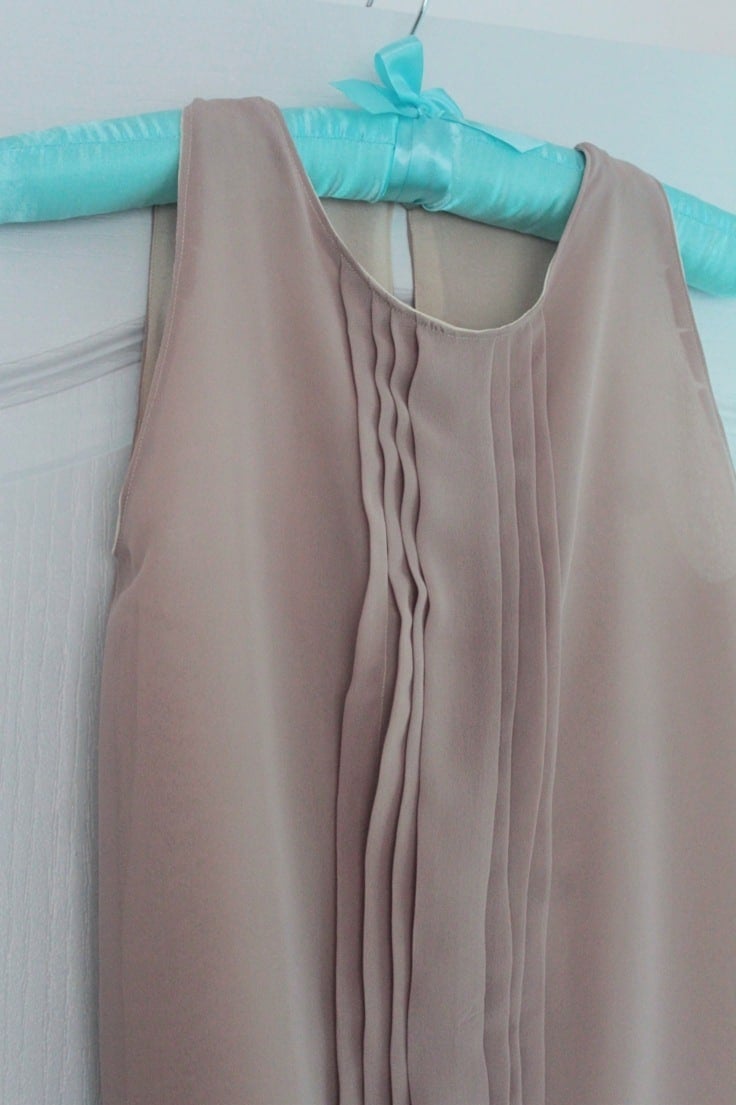 Pleated blouse