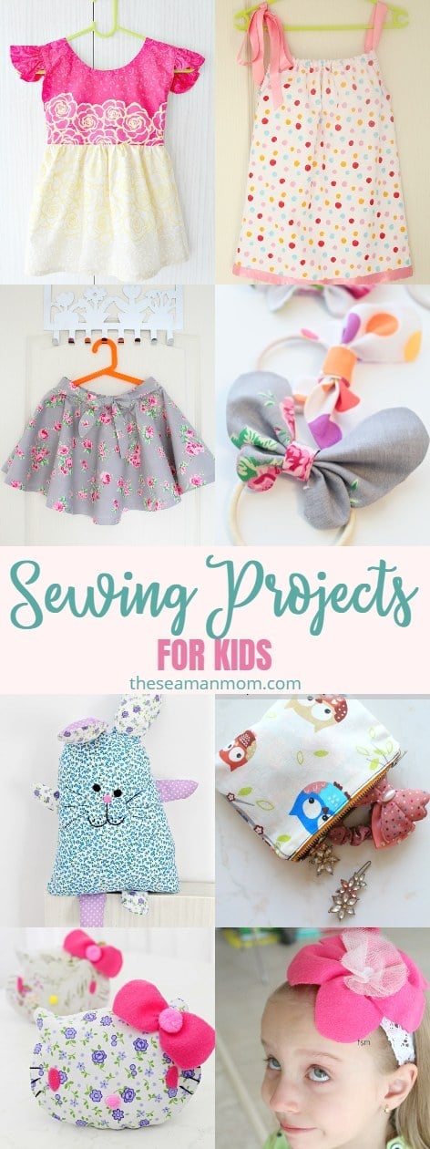 Sewing For Kids, Crazy Easy Ideas To Sew This Summer