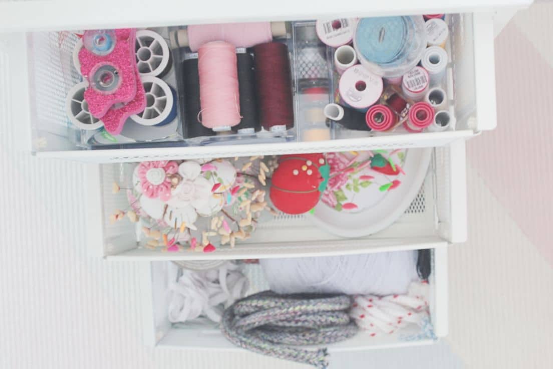 Sewing Supplies Organizer, Easy to Sew Storage - Easy Peasy Creative Ideas