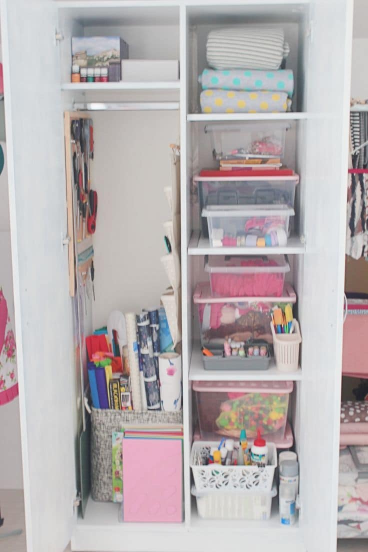 Sewing closet