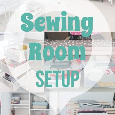 My Sewing room organization
