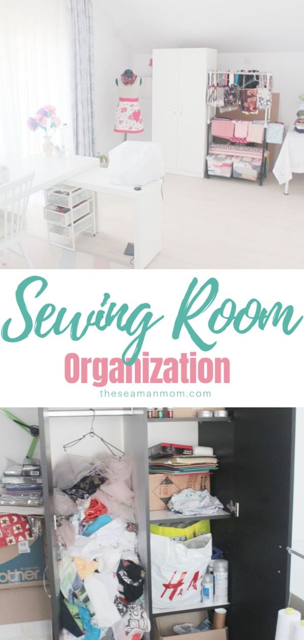 Sewing room organization