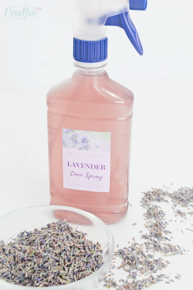 DIY lavender spray for linen
