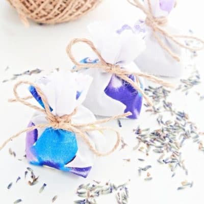 DIY lavender bags sewing tutorial
