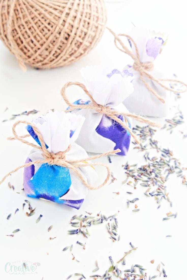 DIY lavender bags sewing tutorial