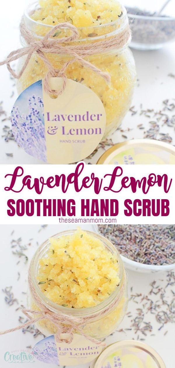 Revitalize your hands with this simple DIY hand scrub that smells amazing, comes together in minutes and for cheap, but looks and feels like such an elegant gift! Great for gardeners but very efficient at removing odors from hands too! via @petroneagu
