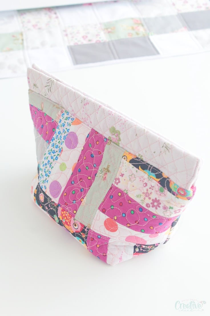 Quilted snap bag tutorial