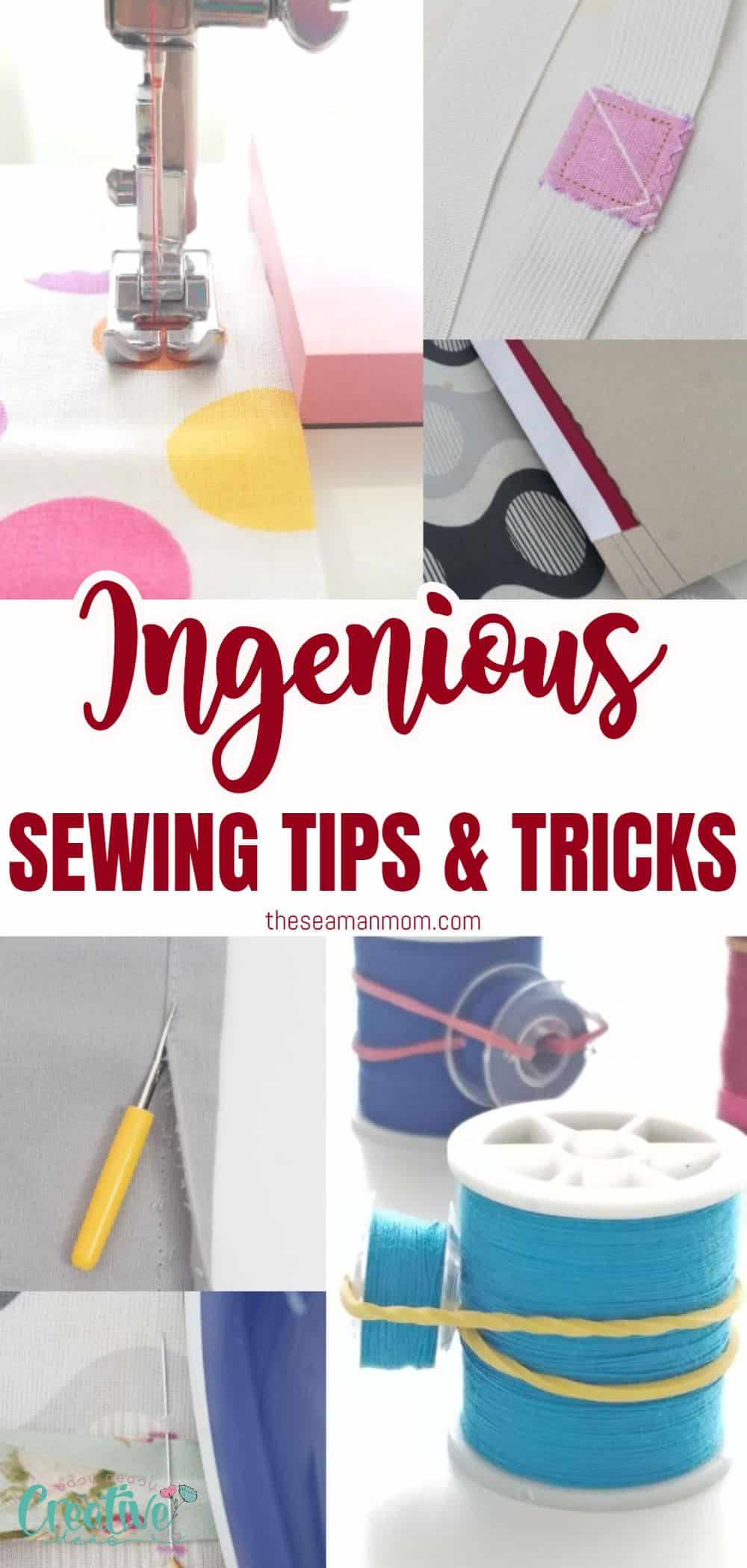Struggling with sewing and looking for ways to make it easier? Take a look at this list of helpful sewing tips that can improve your efficiency and overall sewing experience. The list includes tips for beginners and even some lesser-known tricks for experienced sewers. You'll find lots of clever sewing hacks that you wish you had known earlier! via @petroneagu