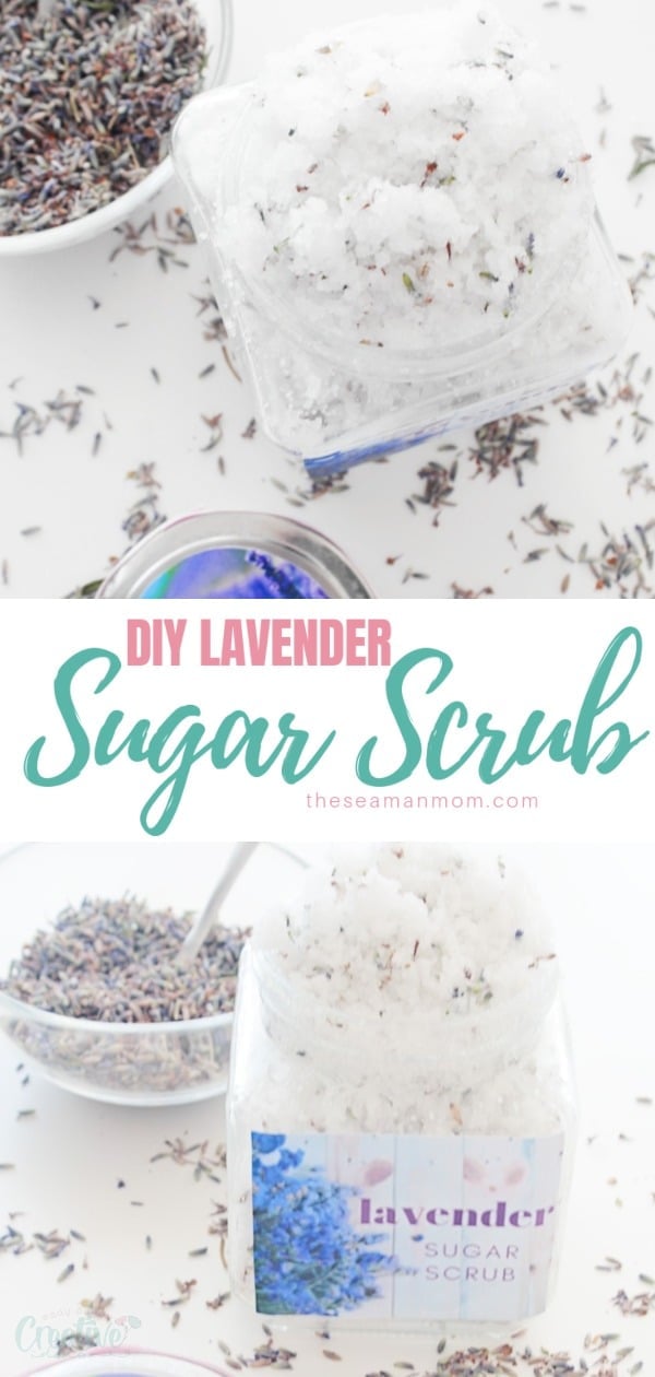 This lovely lavender sugar scrub is the perfect solution for dry hands, feet and body! Sooth your senses with a homemade sugar scrub with lavender buds that doubles up as a moisturizer! via @petroneagu