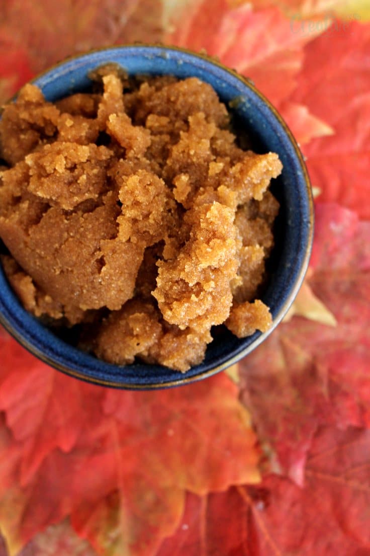 Pumpkin sugar scrub