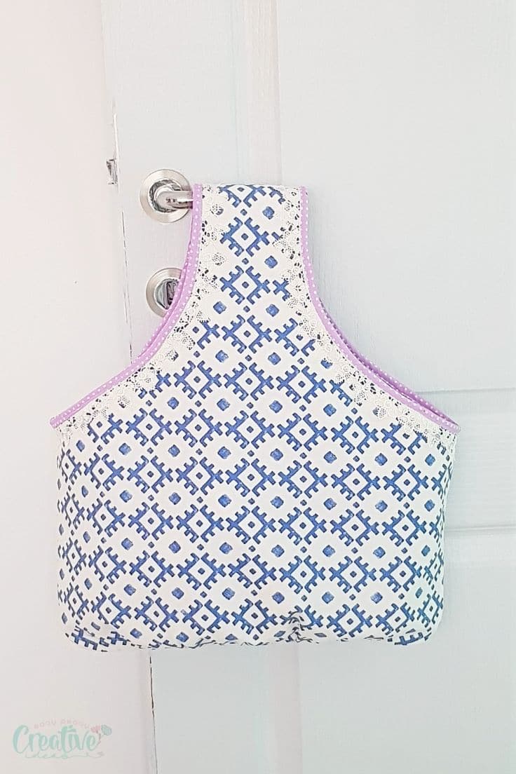 Reversible shopping bag pattern