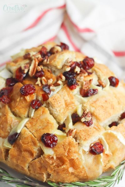 Cranberry Brie Pull Apart Bread Perfect Holiday Appetizer
