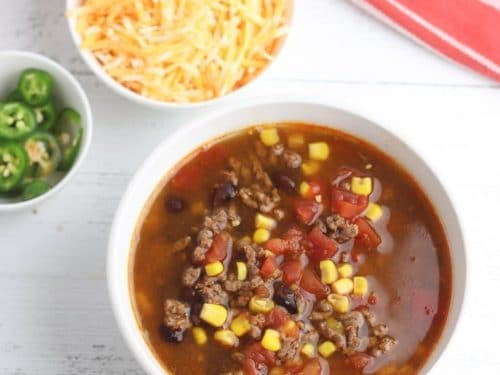 Instant Pot Taco Soup - Simply Happy Foodie