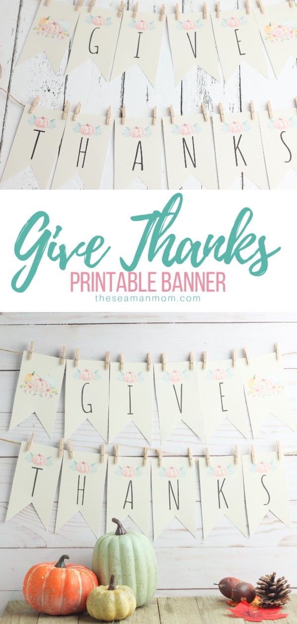 Give thanks banner