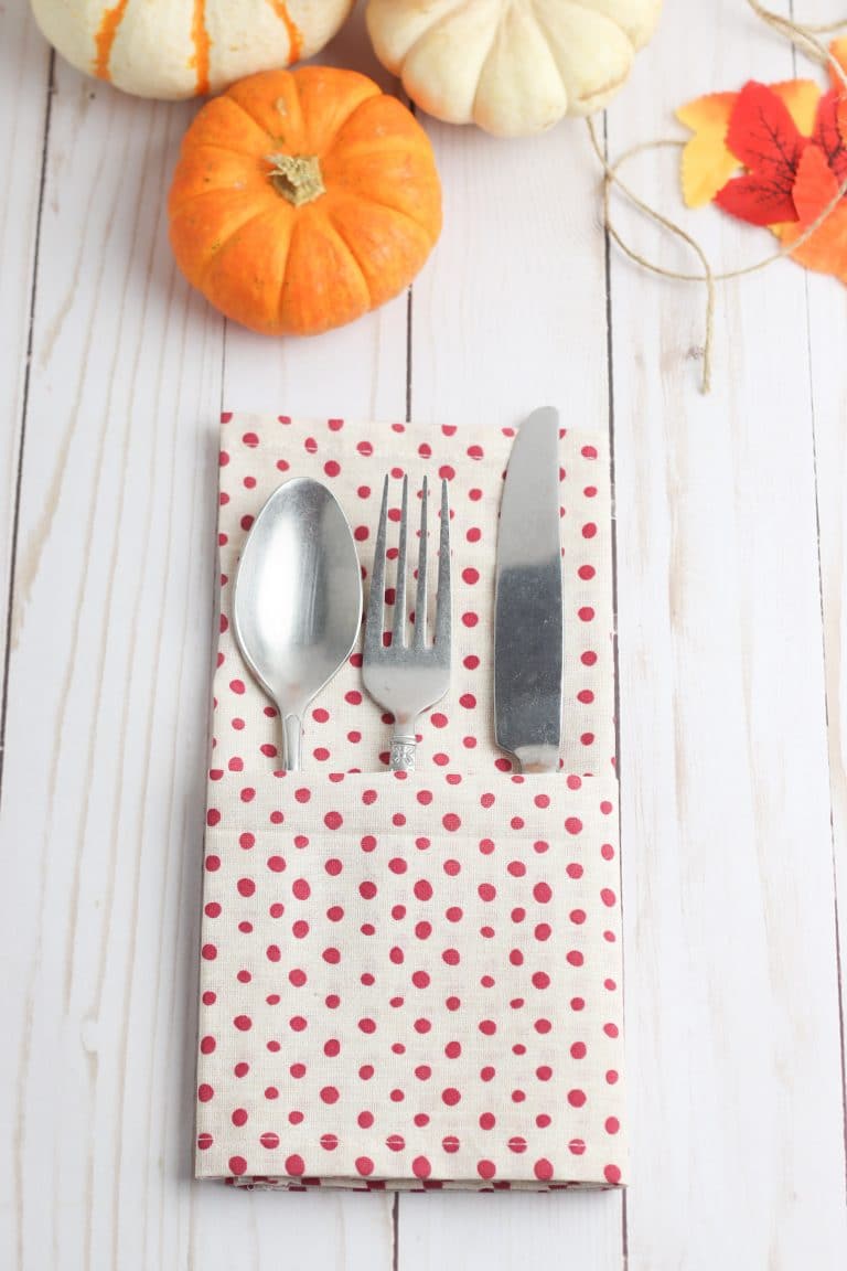 Napkin Cutlery Holders, Great For Holiday Table Setting