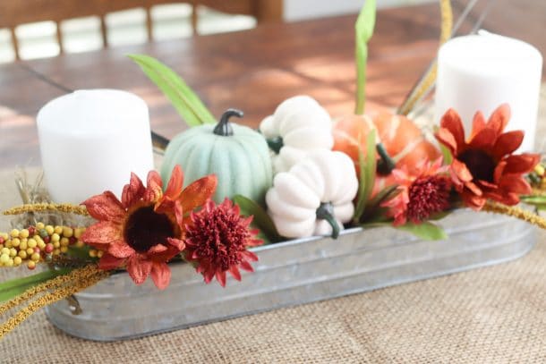 DIY Fall Centerpiece Beautiful Farmhouse Table Decoration