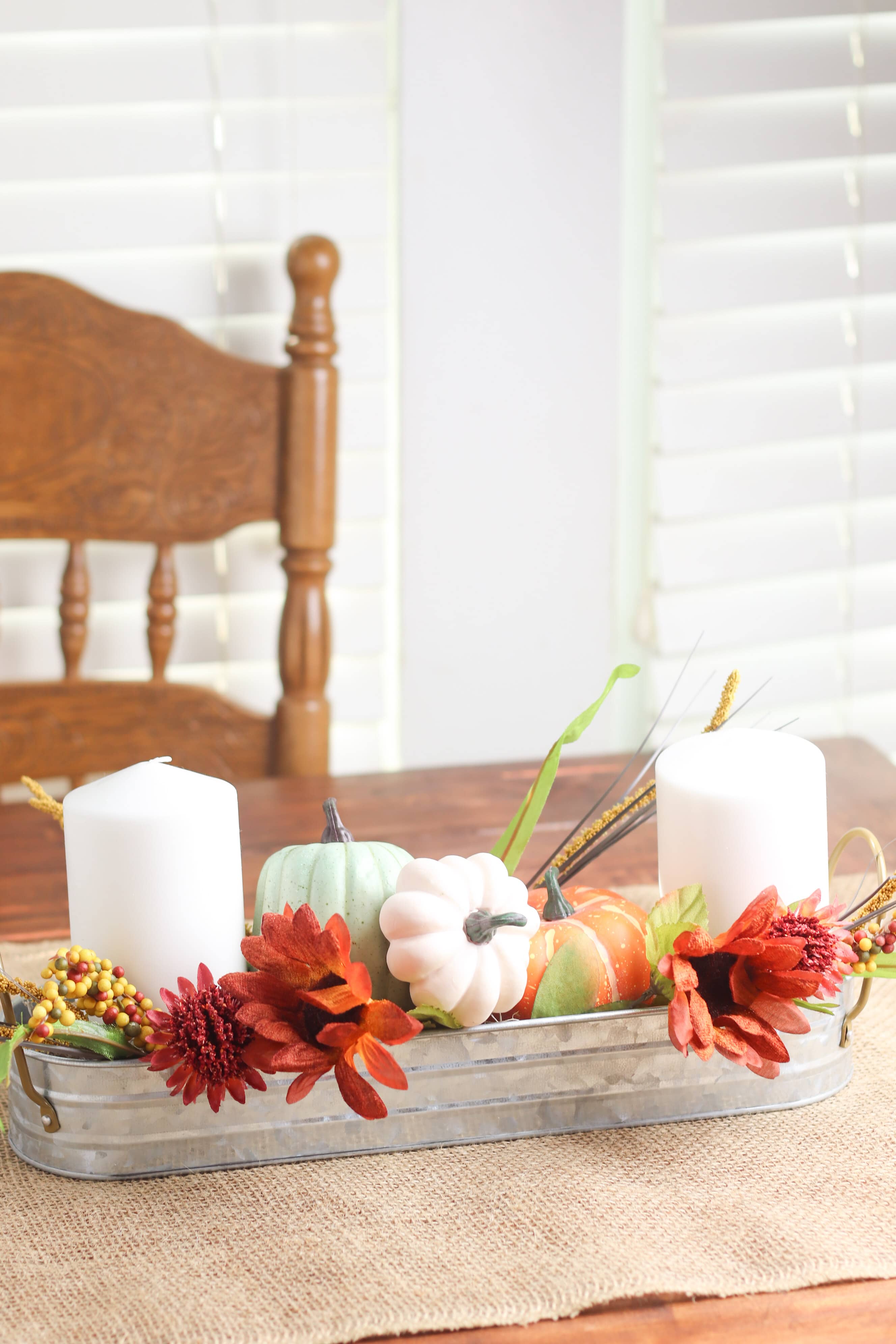 DIY Hanging Centerpiece for Your Fall Table 