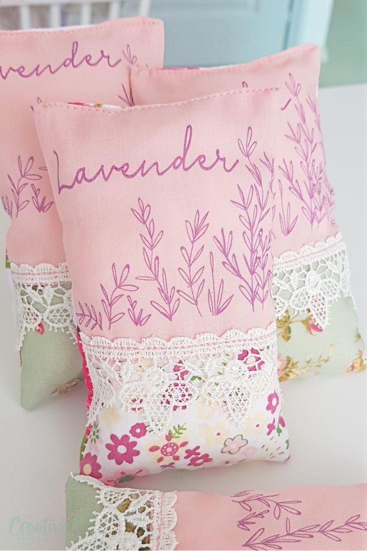 DIY lavender sachets sewing tutorial