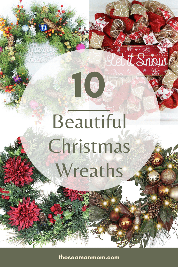 Outdoor Christmas wreaths