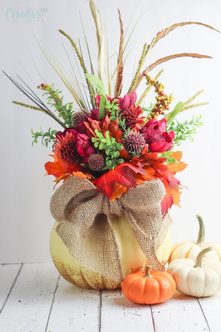 Pumpkin centerpieces