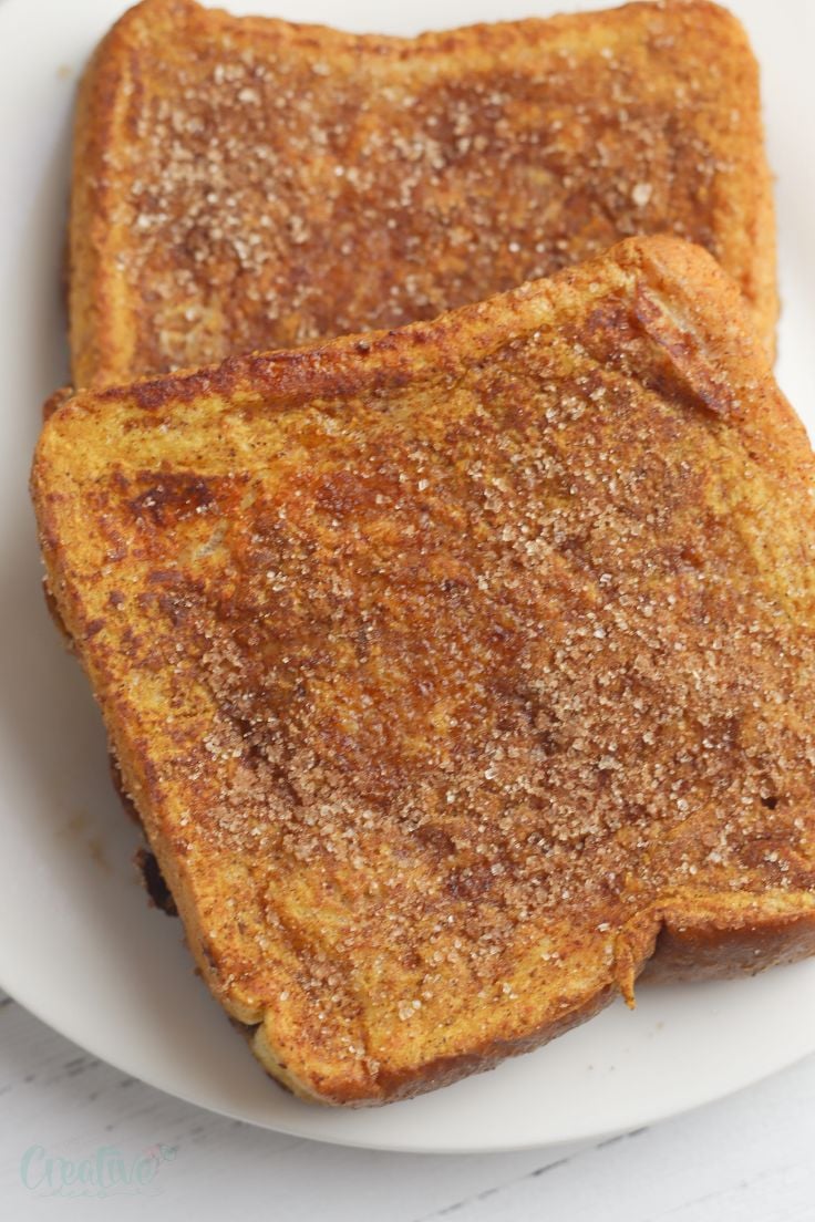 Pumpkin spice french toast