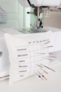 Sewing needle organizer