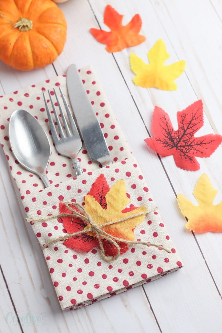 Thanksgiving cutlery holder