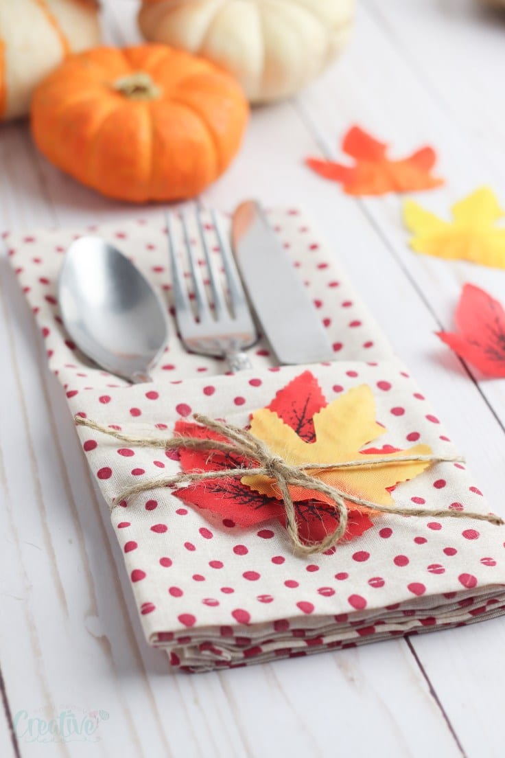 Make Easy DIY Napkin Rings And Cutlery Holders For Holidays! - Jennifer  Maker