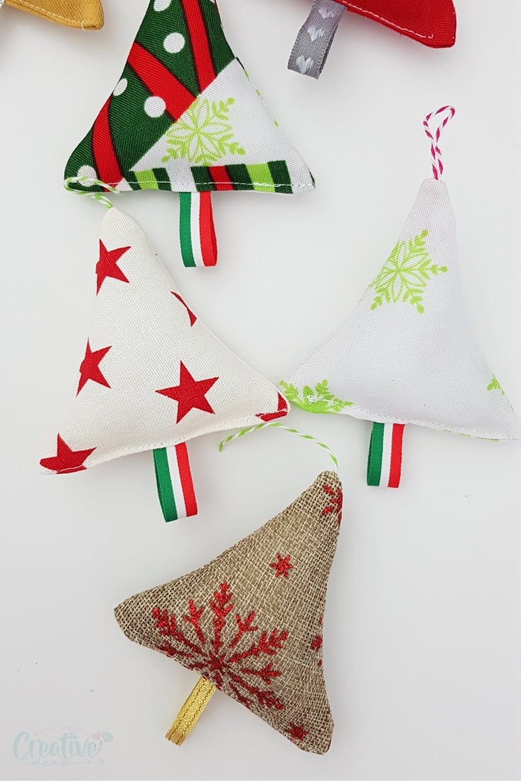Fabric Christmas ornaments