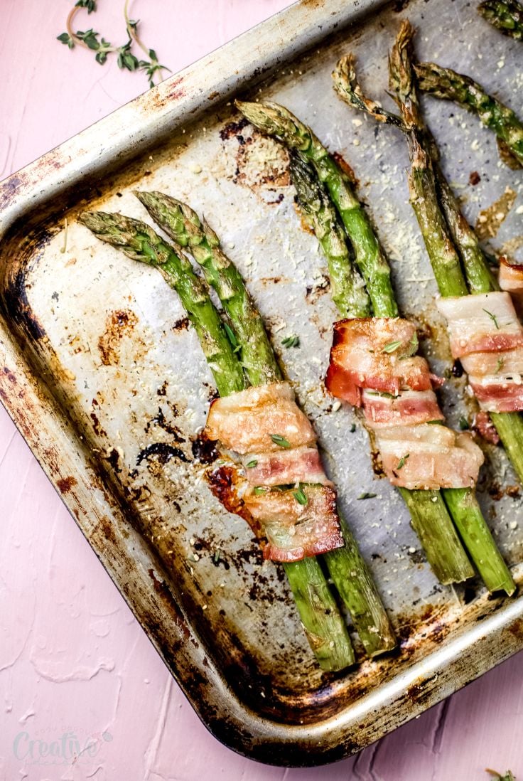 Bacon wrapped asparagus