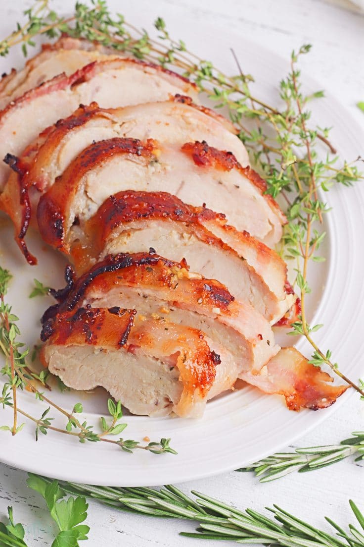 The Easiest Bacon Wrapped Turkey Breast You Will Ever Make