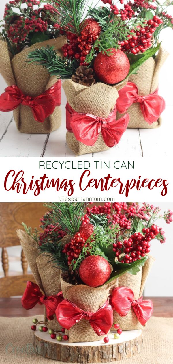 DIY Christmas centerpieces