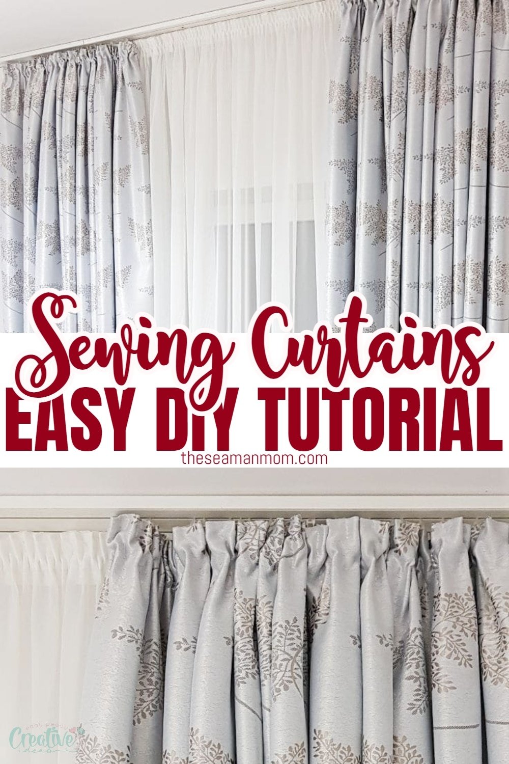 If you're looking for a simple sewing project that will really make a difference in your home decor, look no further than DIY curtains. With just a few supplies and some basic sewing skills, you can create beautiful curtains that will add privacy, style, and warmth to any room. So what are you waiting for? Get started today and let me know your own DIY curtain ideas, in the comments below. via @petroneagu