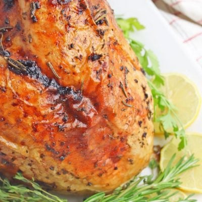 Lemon garlic HERB ROASTED TURKEY BREAST