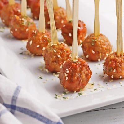 These easy Slow cooker Asian meatballs will blow your mind