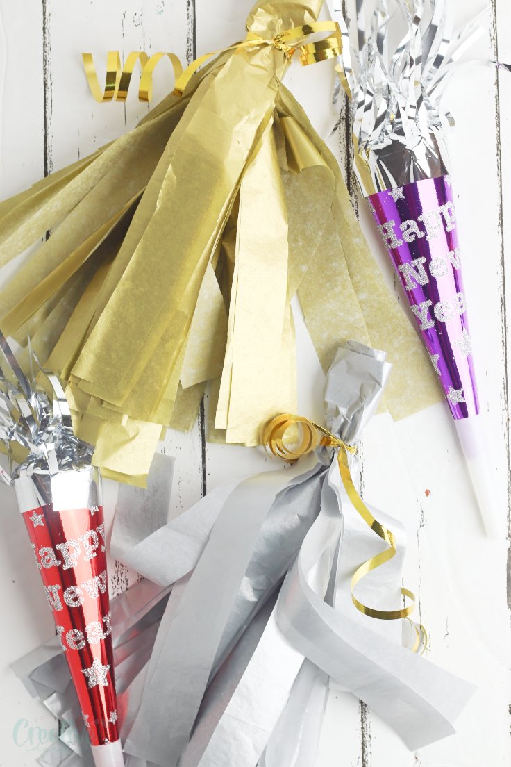 DIY paper tassels