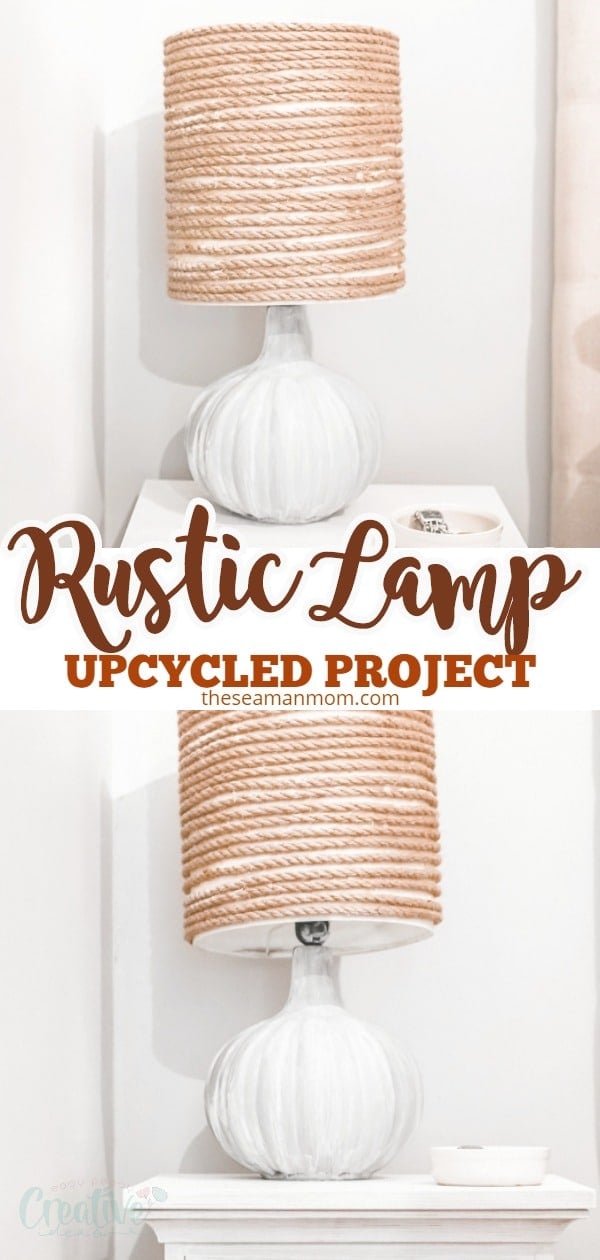 DIY rustic lamp