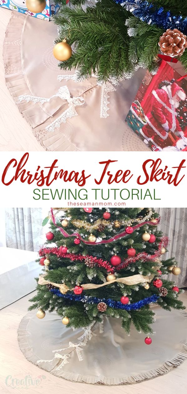 DIY tree skirt