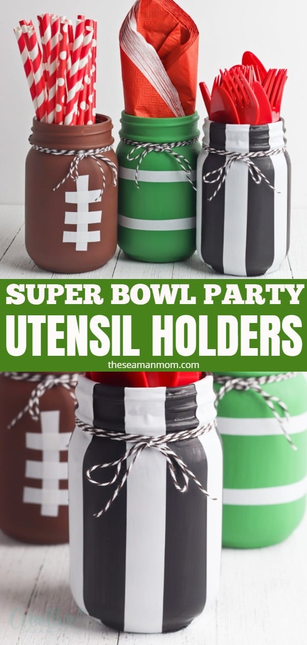 Football mason jars