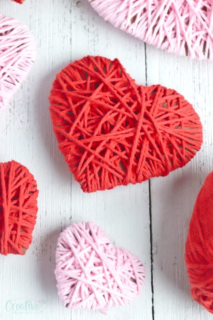 Yarn heart craft