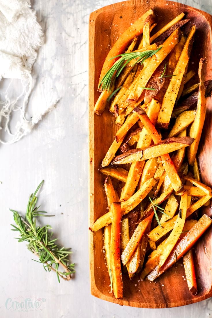 Roasted sweet potato fries