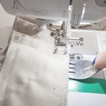 Sewing pleats
