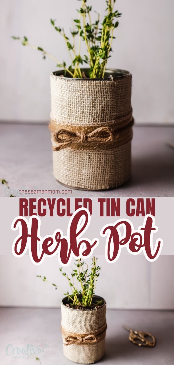 DIY herb pot