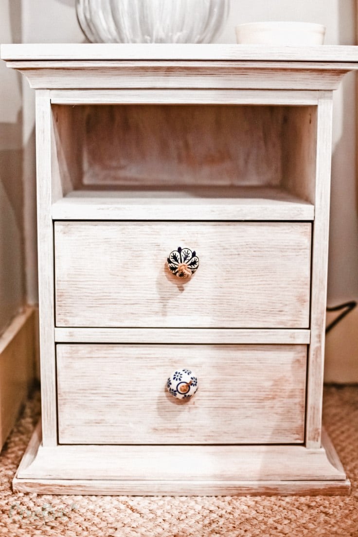 No More Painted Furniture: A Nightstand Makeover Using Water Based Stain —  prettydistressed