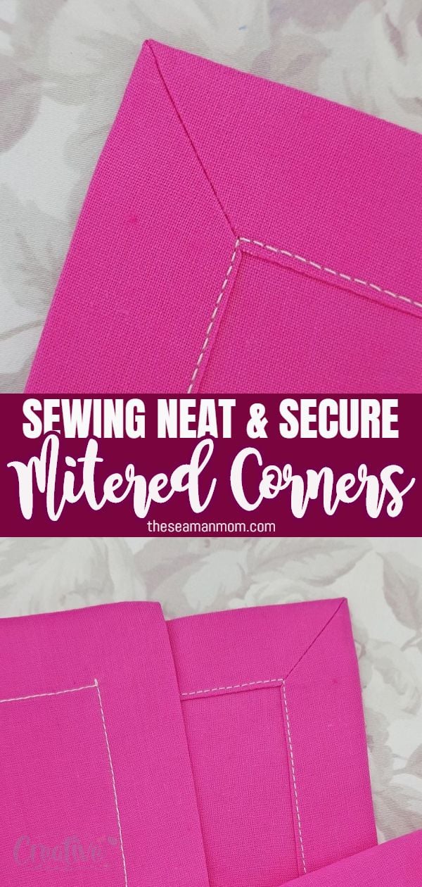 How To Miter Corners No Fail Sewing Method | Easy Peasy Creative Ideas